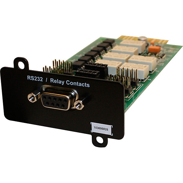 Eaton Management Card Contacts u RS232/Serial Relay-MS Card